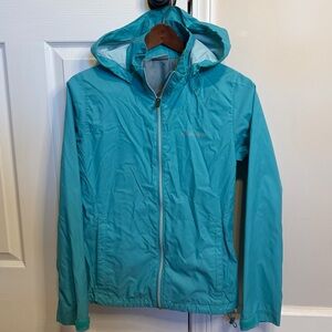 2 Columbia Rain Jackets, teal, medium